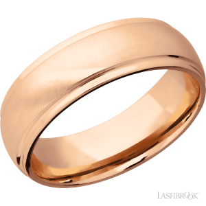 Lashbrook Cobalt Chrome with Polish, Polish Finish and 14K Yellow Gold Inlay Wedding Bands