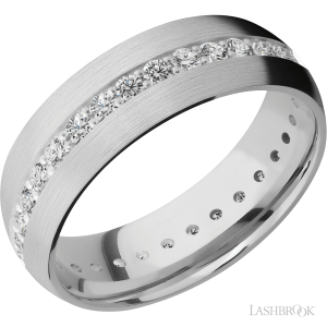 Lashbrook 14K White Gold with Polish Finish Wedding Bands