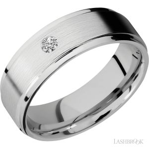 Lashbrook 14K White Gold with Polish, Polish Finish Wedding Bands
