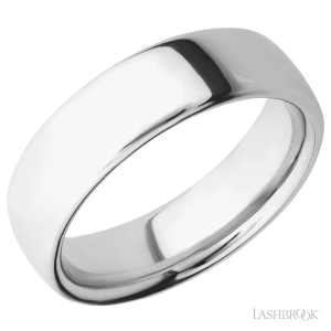 Lashbrook 14K White Gold with Polish Finish Wedding Bands