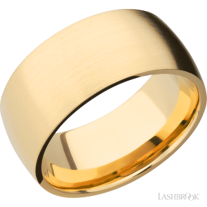 Lashbrook 14K Yellow Gold with Satin Finish Wedding Bands