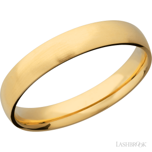 Lashbrook 14K Yellow Gold with Satin Finish Wedding Bands