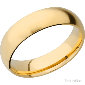 Lashbrook 14K Yellow Gold with Satin Finish Wedding Bands