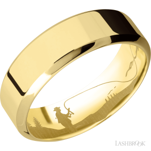 Lashbrook 14K Yellow Gold with Polish, Polish Finish Wedding Bands