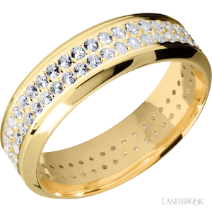 Lashbrook 14K Yellow Gold with Polish, Polish Finish Wedding Bands