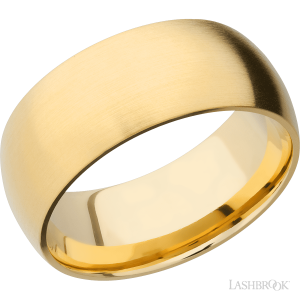 Lashbrook 14K Yellow Gold with Satin Finish Wedding Bands