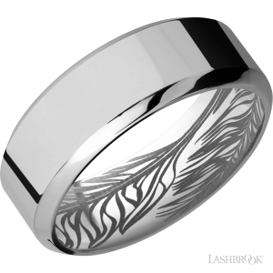 Lashbrook Titanium with Polish, Polish Finish Wedding Bands