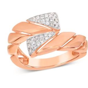 Le Vian® Ring featuring 1/4 cts. Vanilla Diamonds® set in 14K Strawberry Gold®