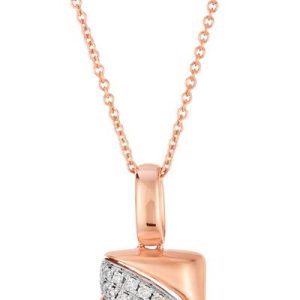 Le Vian® Pendant featuring 1/4 cts. Vanilla Diamonds® set in 14K Strawberry Gold®