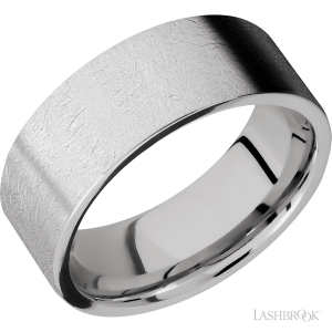Lashbrook Cobalt Chrome with Polish Finish Wedding Bands