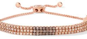 Le Vian Ombre Bolo Bracelet featuring 3 cts. Chocolate Ombré Diamonds® set in 14K Strawberry Gold®