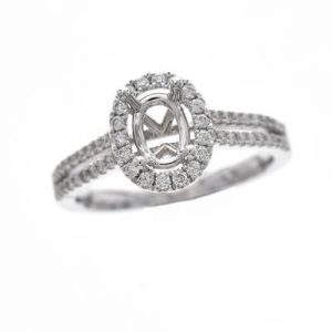 Le Vian Couture® Ring featuring 1/4 cts. Vanilla Diamonds® set in P14 Vanilla Gold®