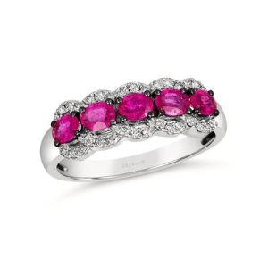 Le Vian® Ring featuring 1 1/8 cts. Passion Ruby™, 1/4 cts. Nude Diamonds™ set in 14K Vanilla Gold®