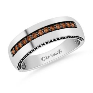 Le Vian Chocolatier® Ring featuring 1/3 cts. Chocolate Diamonds® set in 14K Vanilla Gold®