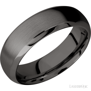 Lashbrook Tantalum Noir with Polish, Polish Finish Wedding Bands