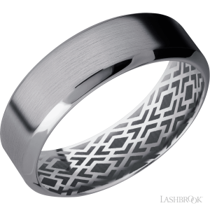 Lashbrook Tantalum with Polish, Polish Finish Wedding Bands