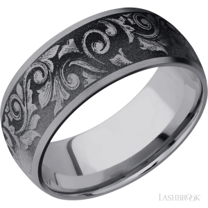 Lashbrook Tantalum with Polish Finish Wedding Bands