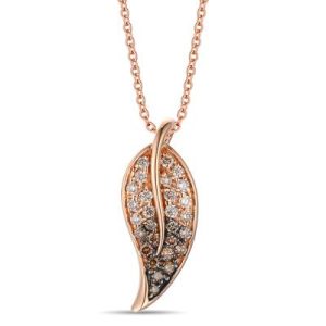 Le Vian Couture® Pendant featuring 1/5 cts. Chocolate Ombré Diamonds® set in 18K Strawberry Gold®