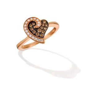 Le Vian Chocolatier® Ring featuring set in 14K Strawberry Gold®