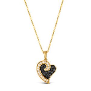 Le Vian® Pendant featuring 1/5 cts. Blackberry Diamonds®, 1/10 cts. Vanilla Diamonds® set in 14K Honey Gold™