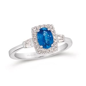 Le Vian® Ring featuring 3/4 cts. Cornflower Sapphire™, 1/5 cts. Vanilla Diamonds® set in 14K Vanilla Gold®
