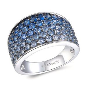 Le Vian Ombre Ring featuring 2 1/3 cts. Denim Ombré®, set in 14K Vanilla Gold®
