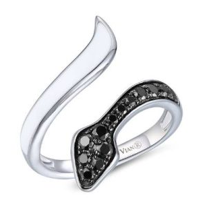 Le Vian® Ring featuring Enamel, 3/8 cts. Blackberry Diamonds® set in 14K Vanilla Gold®