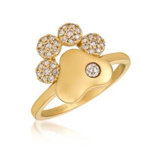 Le Vian® Ring featuring 1/20 cts. Chocolate Diamonds® , 1/4 cts. Nude Diamonds™ set in 14K Honey Gold™