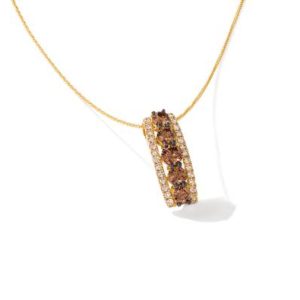 Le Vian® Pendant featuring 1 1/2 cts. Chocolate Diamonds® , 3/8 cts. Nude Diamonds™ set in 14K Honey Gold™
