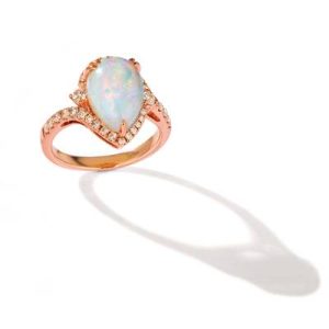 Le Vian® Ring featuring 2 1/5 cts. Neopolitan Opal™, 1/2 cts. Nude Diamonds™ set in 14K Strawberry Gold®