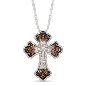 Le Vian Ombre Pendant featuring 1/2 cts. Chocolate Ombré Diamonds® set in 14K Vanilla Gold®