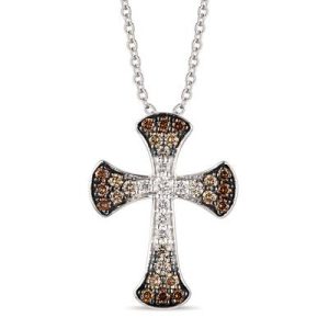 Le Vian Ombre Pendant featuring 1/2 cts. Chocolate Ombré Diamonds® set in 14K Vanilla Gold®