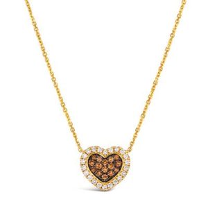 Le Vian® 14K Honey Gold™ Adjustable Necklace with Chocolate Diamonds® 1/3 cts., Nude Diamonds™ 1/3 cts.