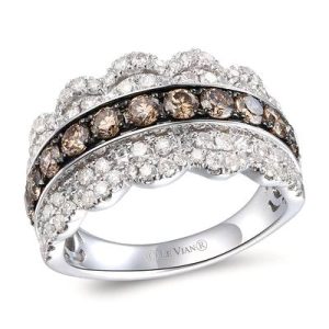 Le Vian® Ring featuring 7/8 cts. Chocolate Diamonds® , 3/4 cts. Nude Diamonds™ set in 14K Vanilla Gold®