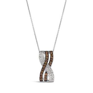 Le Vian® Pendant featuring 1/3 cts. Chocolate Diamonds® , 1/4 cts. Nude Diamonds™ set in 14K Vanilla Gold®