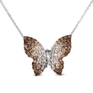 Le Vian Ombre Pendant featuring 1 cts. Chocolate Ombré Diamonds® , 1/10 cts. Vanilla Diamonds® set in 14K Vanilla Gold®