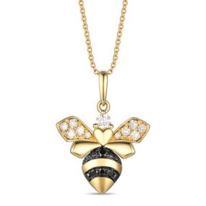 Le Vian® Pendant featuring 1/3 cts. Nude Diamonds™ , 1/6 cts. Blackberry Diamonds® set in 14K Honey Gold™