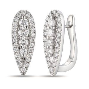 Le Vian Couture® Earrings featuring 3/4 cts. Vanilla Diamonds® set in P95