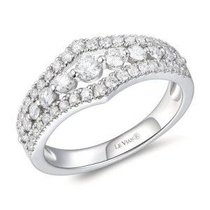 Le Vian Couture® Ring featuring 3/4 cts. Vanilla Diamonds® set in P95