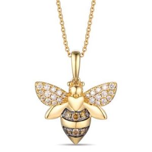 Le Vian® Pendant featuring 1/5 cts. Chocolate Diamonds® , 1/3 cts. Nude Diamonds™ set in 14K Honey Gold™