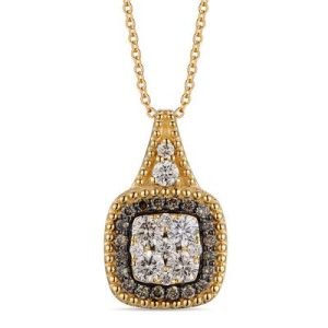 Le Vian® Pendant featuring 3/8 cts. Nude Diamonds™ , 1/6 cts. Chocolate Diamonds® set in 14K Honey Gold™