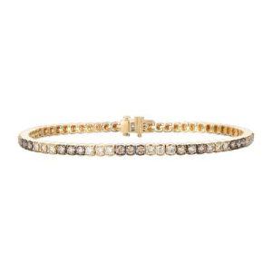 Le Vian® Bracelet featuring 1 3/4 cts. Chocolate Diamonds® , 1 3/4 cts. Nude Diamonds™ set in 14K Honey Gold™