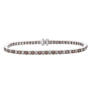 Le Vian® Bracelet featuring 1 3/4 cts. Chocolate Diamonds® , 1 3/4 cts. Nude Diamonds™ set in 14K Vanilla Gold®