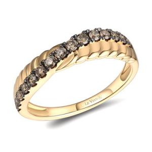 Le Vian Chocolatier® Ring featuring 3/8 cts. Chocolate Diamonds® set in 14K Honey Gold™