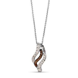 Le Vian® Pendant featuring 1/3 cts. Nude Diamonds™ , 1/10 cts. Chocolate Diamonds® set in 14K Vanilla Gold®
