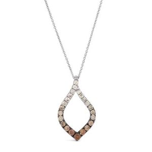 Le Vian Ombre Pendant featuring 5/8 cts. Chocolate Ombré Diamonds® set in 14K Vanilla Gold®