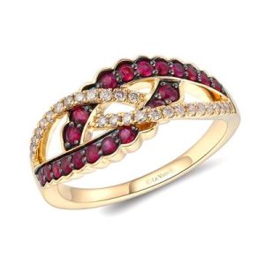 Le Vian® Ring featuring 1/2 cts. Passion Ruby™, 1/5 cts. Nude Diamonds™ set in 14K Honey Gold™