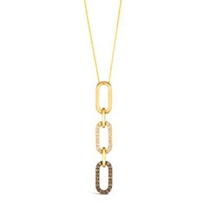 Le Vian® Pendant featuring 1/3 cts. Chocolate Diamonds®, 1/3 cts. Nude Diamonds™ set in 14K Honey Gold™