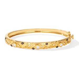 Le Vian® Bangle featuring 1/3 cts. Nude Diamonds™, 1/20 cts. Chocolate Diamonds® set in 14K Honey Gold™