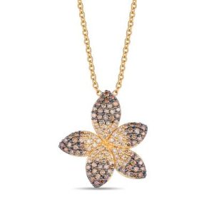 Le Vian Ombre Pendant featuring 1 1/3 cts. Chocolate Ombré Diamonds® set in 14K Honey Gold™